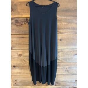 SUN KIM‎ Colorblock Maxi Sleeveless Dress Womans Size Medium Cocktail Dress